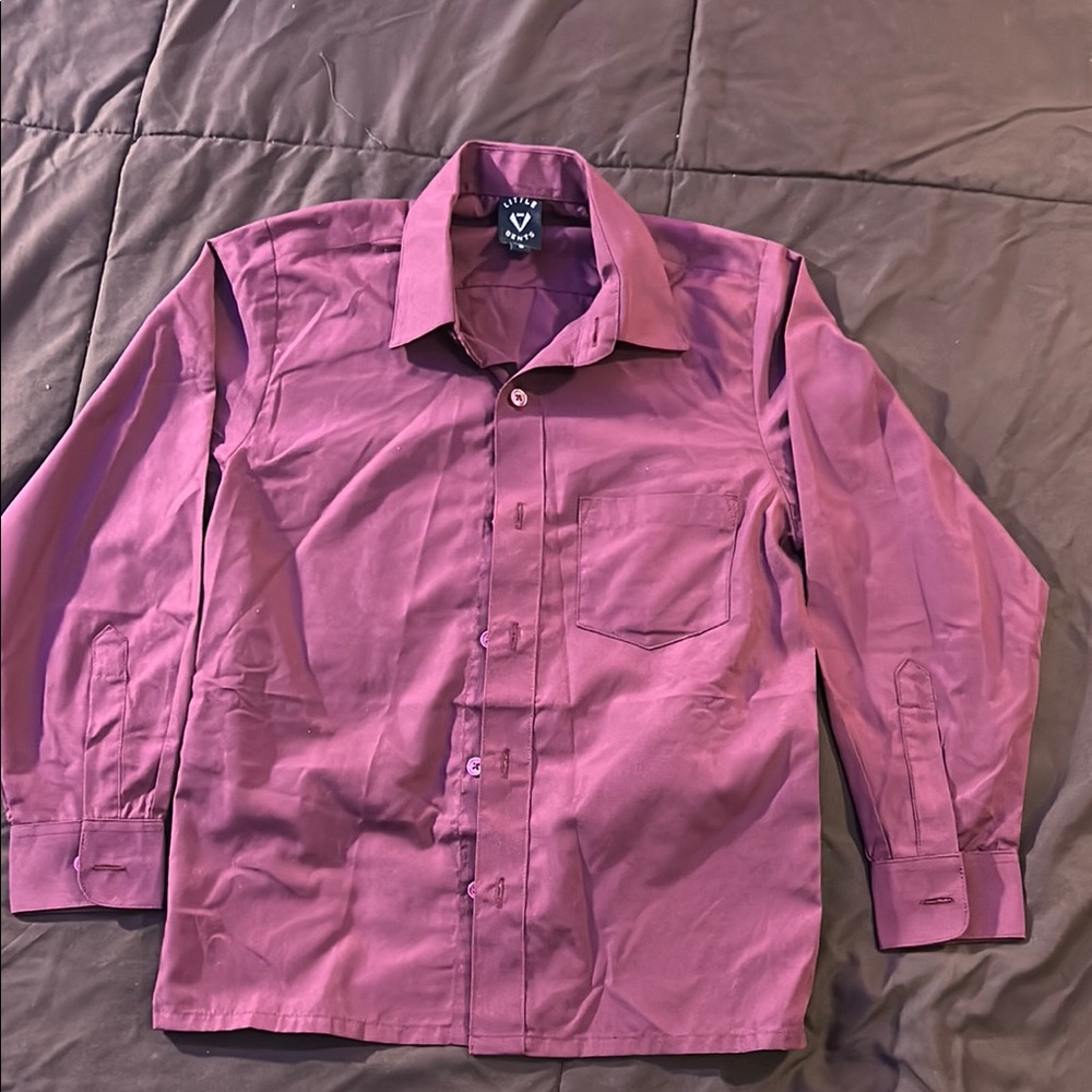 Men's Purple Dress Shirt